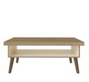 Ver imagem 5 de Mesa de Centro Lucca Artely - Off White com Carvalho