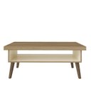 Ver imagem 5 de Mesa de Centro Lucca Artely - Off White com Carvalho