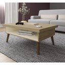 Ver imagem 7 de Mesa de Centro Lucca Artely - Off White com Carvalho