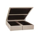 Ver imagem 1 de Cama Box Baú King Universal Suede Clean (186x198x35) - Ortobom