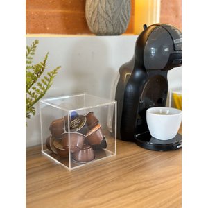 Caixa Porta Capsula em Acrílico com Tampa