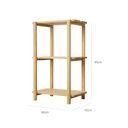 Ver imagem 6 de Estante Laguna 3 prat 95Ax60Lx42P em Madeira Cubomob MEL