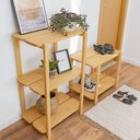 Ver imagem 1 de Estante Laguna 3 prat 95Ax60Lx42P em Madeira Cubomob MEL