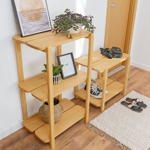 Estante Laguna 3 prat 95Ax60Lx42P em Madeira Cubomob MEL