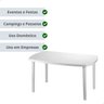 Mesa Plástica Retangular Grande Pé Desmontável - 5