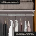 Ver imagem 6 de Guarda-Roupa 100% MDF 3 Portas de Correr 4 Gavetas 193x213x55cm Cinamomo