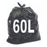 Saco de Lixo 60 Litros 100 Unidades Preto - 1