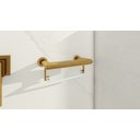 Ver imagem 6 de Kit de Acessórios para Banheiro com 6 Peças em Aço Inox Dourado Brilhante Linha Tessália Stainless