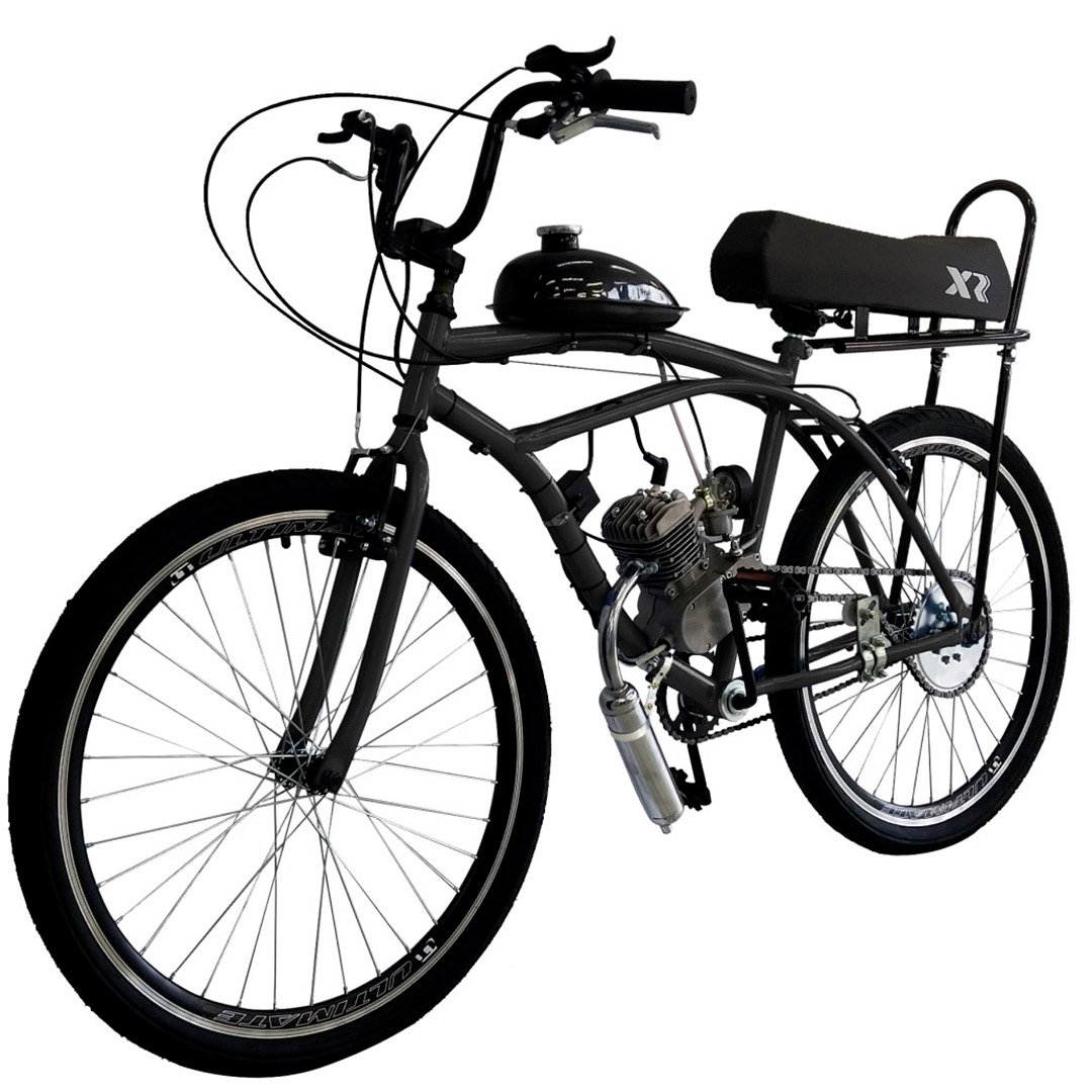 Bicicleta Motorizada 80cc Coroa 52 Banco XR Rocket - 1