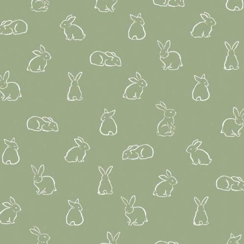 Papel de Parede Minime Infantil Verde 17145