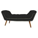 Ver imagem 4 de Recamier Sofá Divã Namoradeira Sienna 90cm Solteiro Suede