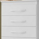 Ver imagem 2 de Cômoda Sapateira 5 Gavetas Luton - Branco Brilho - Édecasamóveis