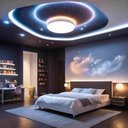 Ver imagem 2 de Kit Original Fibra Ótica Estrelado Branco 80 Pontos Teto