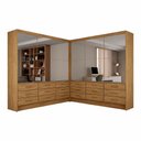 Ver imagem 3 de Closet Sevilha 6 Portas Casal Duplo Premium 18 Gavetas Carioca Moveis