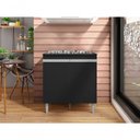 Ver imagem 1 de Balcão Cooktop Andréia Preto C/tampo - Ajl Móveis