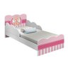 Mini Cama Infantil Com Proteção Lateral Urso Rosa Nuvem Valen - 2