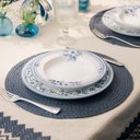 Ver imagem 2 de Conjunto 12 Pratos Rasos de Porcelana 28cm Azzura Tramontina Servir Restaurantes Eventos Buffet