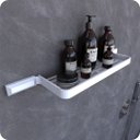 Ver imagem 1 de Suporte Porta Shampoo Para Banheiro Branco Empire
