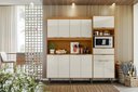 Ver imagem 1 de Kit Cozinha Bahamas 2.0 C/ 11 Portas e 2 Gavetas Jequitiba/off White - Lukaliam