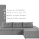Ver imagem 3 de Sofá Milos 4 Lugares e Chaise 3,25m