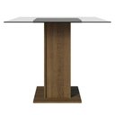Ver imagem 3 de Mesa de Jantar Madesa Quadrada com Tampo de Vidro 5332A Rustic