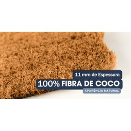 Capacho de Porta Tapete Fibra de Coco Grosso 100x050 Grande - 7