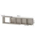 Ver imagem 4 de Rack Extensível para TV até 60 Polegadas 240x56cm Aruá CabeCasa MadeiraOriginals