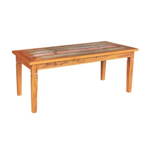 Mesa de Jantar 2 M Madeira de Demolição Pátina