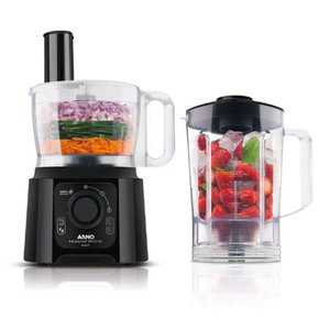 Multiprocessador Multichef 4 em 1 Mp60 600w 2 Velocidades Arno Preto 220v