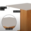 Ver imagem 6 de Mesa de Jantar Loren 90cm Tampo MDF Canto Reto com 4 Cadeiras Lorena