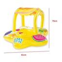 Ver imagem 3 de Boia Bote Inflável Kiddie com Cobertura Frutas - Intex
