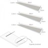 Conjunto Home Office Escrivaninha Balcão 2 Portas Armário Aéreo 3 Prateleiras Bramov - 6