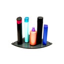 Ver imagem 2 de Porta Shampoo de Canto Curvo em Vidro Fumê Lapidado - Aquabox - 25cmx25cmx8mm