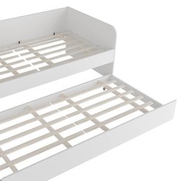 Sofá Cama Solteiro com cama Auxiliar 193x95,2cm CM8032 Tecnomobili Tecno Mobili Branco - 6