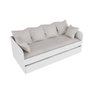 Sofá Cama Solteiro com cama Auxiliar 193x95,2cm CM8032 Tecnomobili Tecno Mobili Branco - 9