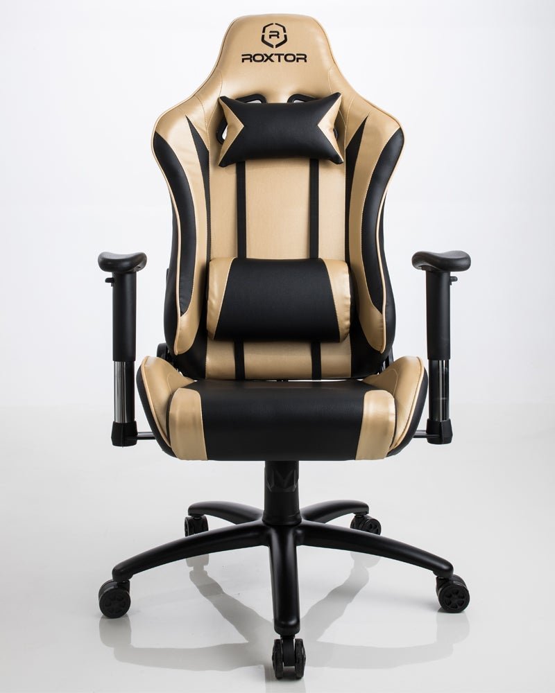 Cadeira Gamer Ergonômica Dourada Roxtor - 2