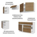 Ver imagem 5 de Armário de Cozinha Completa 240cm Branco/Rustic Glamy Madesa 08