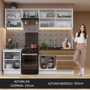 Ver imagem 6 de Armário de Cozinha Completa 240cm Branco/Rustic Glamy Madesa 08