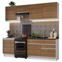 Ver imagem 3 de Armário de Cozinha Completa 240cm Branco/Rustic Glamy Madesa 08