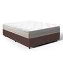 Ver imagem 2 de Cama Box com Colchão de Espuma D45 Pillow Top Ortopédico Domo Queen 158cm