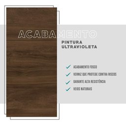 Conjunto Sala de Jantar Fortaleza Preto Mesa e 4 Cadeiras Carraro - 3