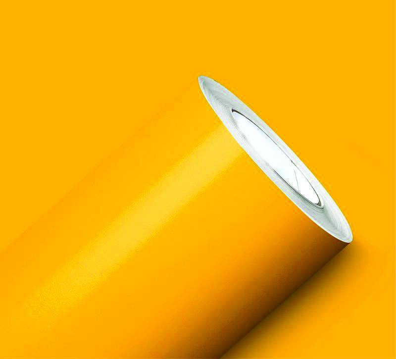 Papel Adesivo Vinílico Moveis Geladeira Amarelo Medio 800x100 ...