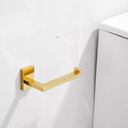 Ver imagem 5 de Kit de Acessórios 4 Peças Aço Inox Dourado Gold Brilhante Conjunto de Banheiro Metal Premium