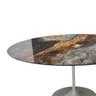 Mesa de Jantar Saarinen Oval 160x90cm em Mdf Calacata Marmorizada Estelar - 2