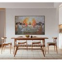 Ver imagem 4 de Quadro Decorativo Grande Santa Ceia Geométrica Moderna
