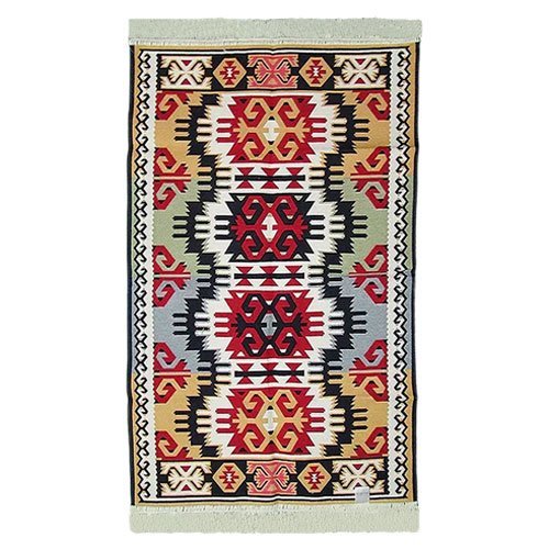 Passadeira para Corredor Hall de Entrada Quarto Turco Kilim Dupla Face - 80x200cm - 2