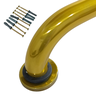 Alças Barra de Apoio 40cm Banheiro Idoso Deficiente Dourado - 4