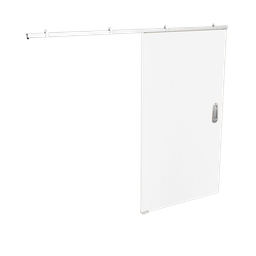 Porta de Correr Suporte Primer 210x80 Lisa Com puxador Pontokit - 1 Porta de Correr Suporte Primer 210x80 Lisa Com puxador Pontokit - 1