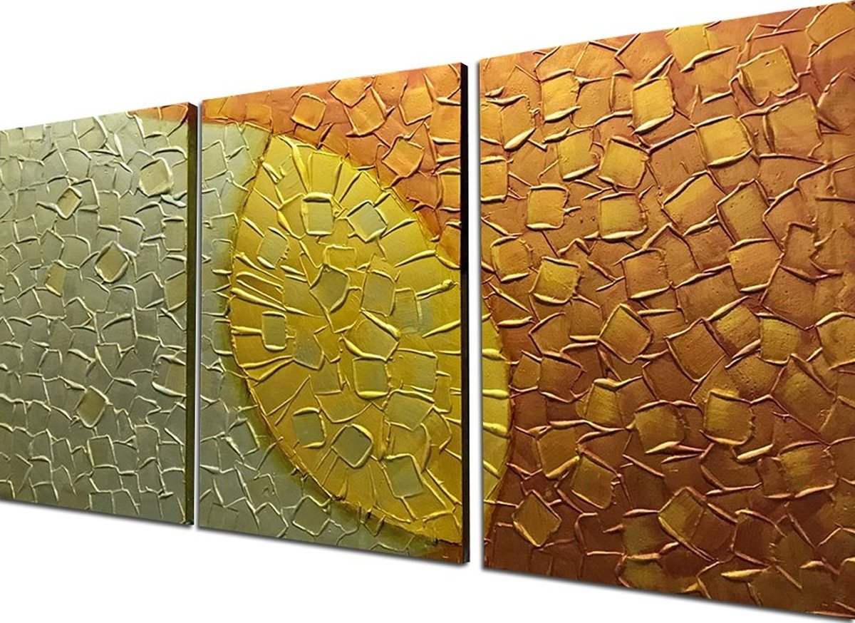 Quadro Pintura Tela modernos pintadas extra 5595: 90cm (A) x 180cm (L) - 3