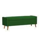 Ver imagem 3 de Recamier Bau Londres 1,40m Suede Verde - Clique Decor